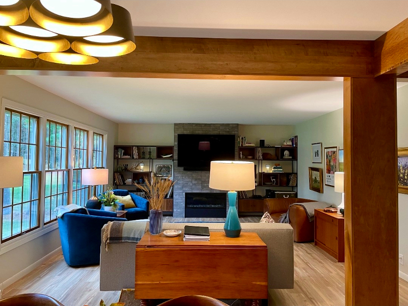 Beautifully remodeled kitchen interior in an Eau Claire, WI home